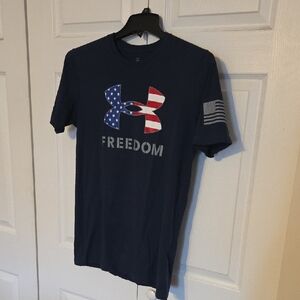 Under Armour Men's Dark Blue Freedom Tee